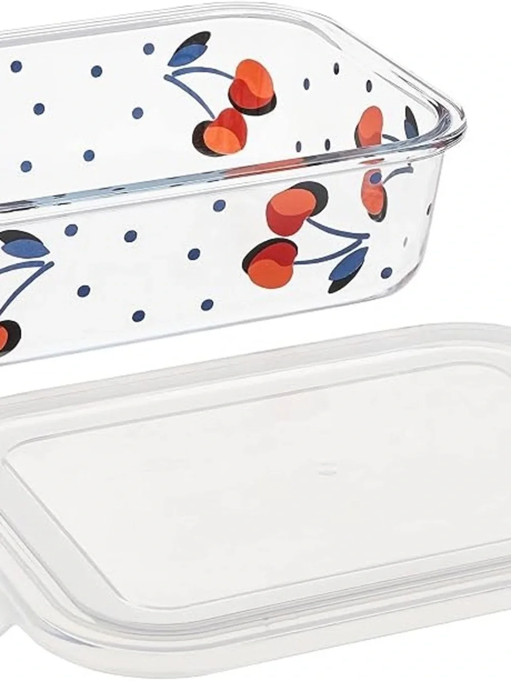 Kate Spade Vintage Cherry Dot Rectangular Food Storage Set, NWT 🍒
